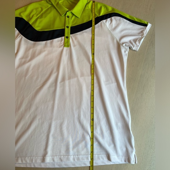 Galvin Green Magnum Green White Navy Golf Polo Shirt Size XL - Picture 8 of 13